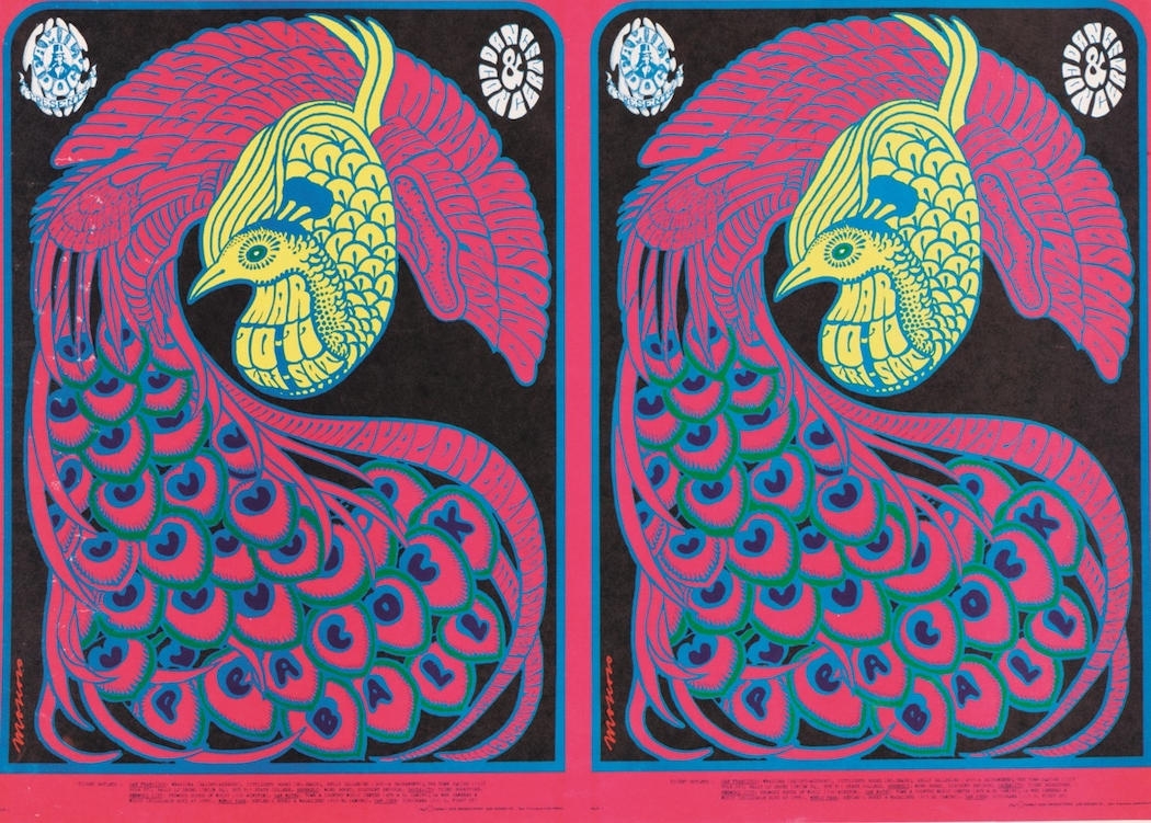 Psychedelic Poster Art from the 60s, 70s and 80s | AnotherMan, image size:1050x751
