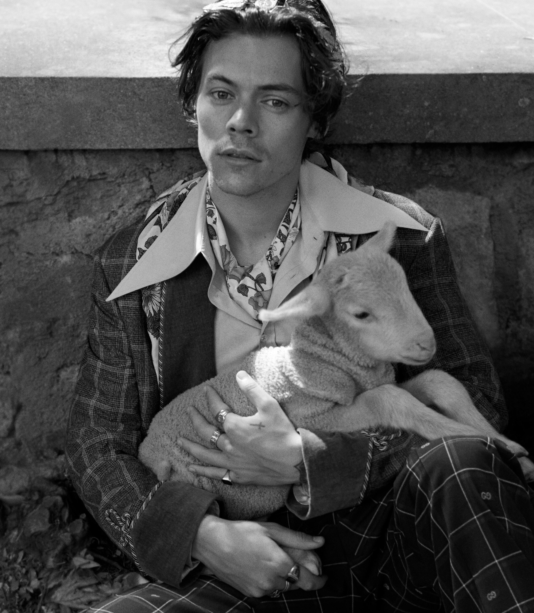 Harry Styles Gucci campaign ad 2018 Another Man fashion