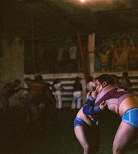 Mongolian Wrestlers Kerry J Dean