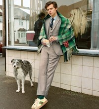 Harry Styles for Gucci Tailoring Campaign model 2018