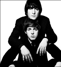 John Lennon &amp; Paul McCartney 1965 &#169; David Bailey. 