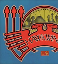 2. Hawkwind poster, 1973. Design &#169; Barney Bubbles 