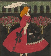 Aubrey Beardsley, The Slippers of Cinderella, 1894