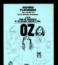 The Oz Trial Stage Show, Oxford Playhouse Poster, 