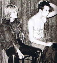 1976 London Leathman Jeans on Viv Albertine &amp; Stud