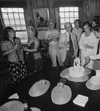 Vincent and Shelly CCut the Cake August 22 1977 Mo