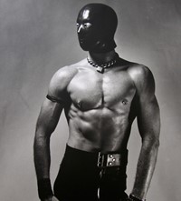 Rick Castro fetish erotic photography leather mask