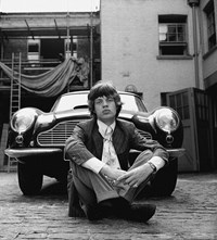 Gered Mankowitz MICK Jagger AND ASTON MARTIN fashion