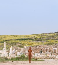 Antony Gormley SIGHT on the Island of Delos