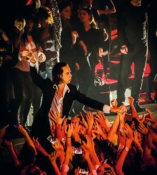 Nick Cave performing fan photos Another Man magazine 2018