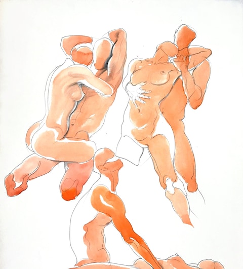 Body Study, Eric Suzewitz and Heather, 1982