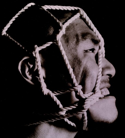 Rick Castro fetish erotic photography leather mask