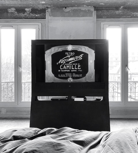 Rick Owens concrete bedroom Paris movies TV