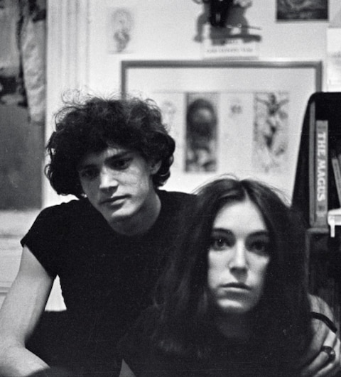 Patti Smith and Robert Mapplethorpe by Lloyd Ziff