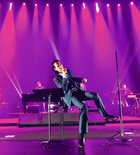 Nick Cave performing fan photos Another Man magazine 2018