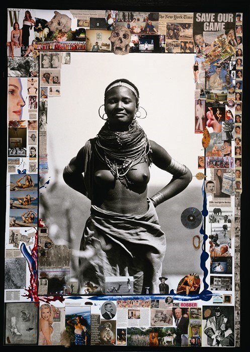 Peter Beard collage