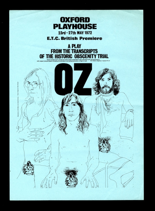 The Oz Trial Stage Show, Oxford Playhouse Poster, 