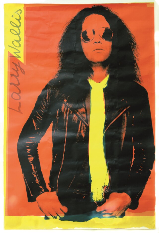 3. Larry Wallis poster, Stiffs Live Stiffs tour, 1