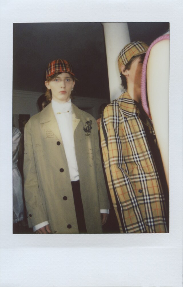 Backstage Burberry September 2017 London Bailey