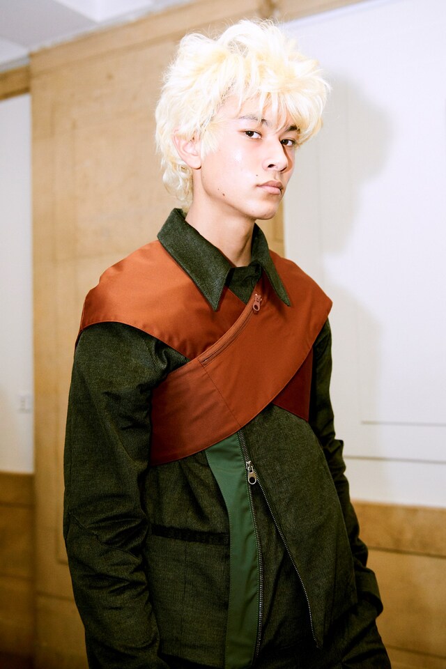 Kiko Kostadinov AW18 backstage london fashion week men's