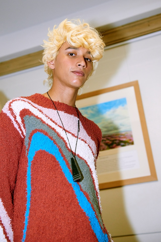 Kiko Kostadinov AW18 backstage london fashion week men's