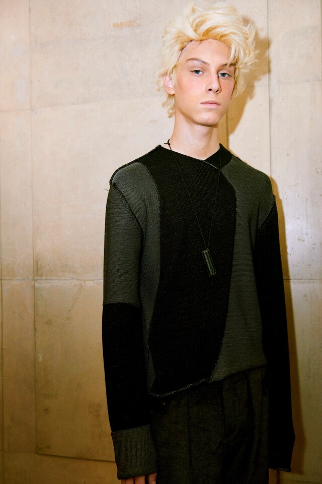 Kiko Kostadinov AW18 backstage london fashion week men&#39;s