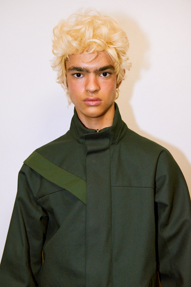 Kiko Kostadinov AW18 backstage london fashion week men's