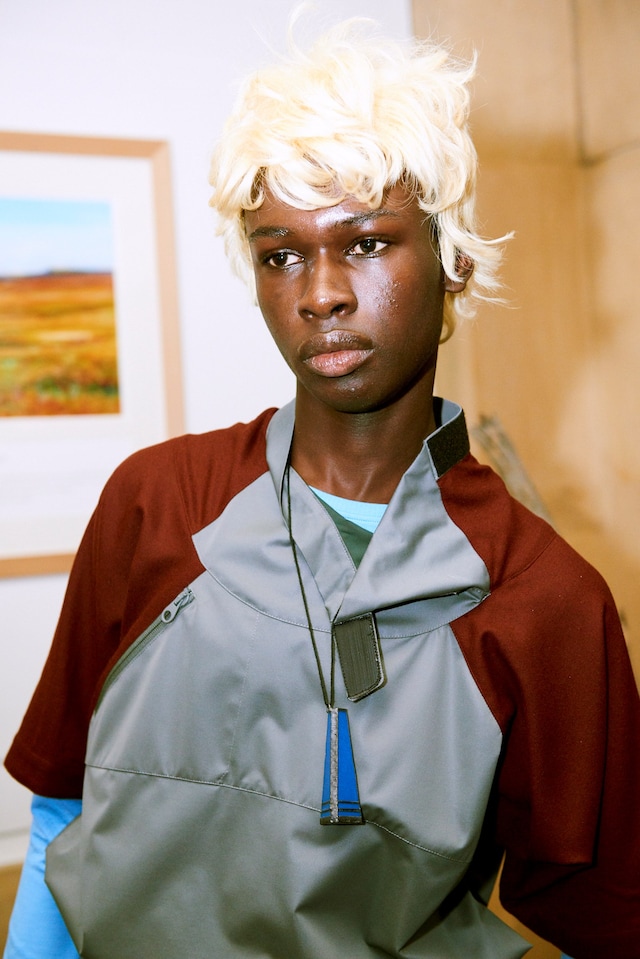 Kiko Kostadinov AW18 backstage london fashion week men's
