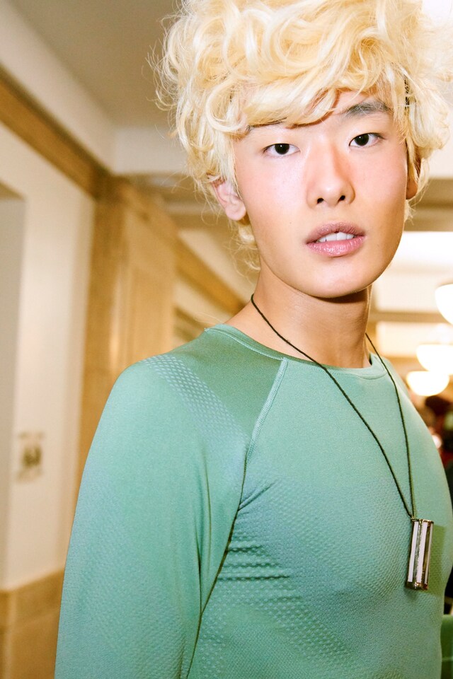 Kiko Kostadinov AW18 backstage london fashion week men's