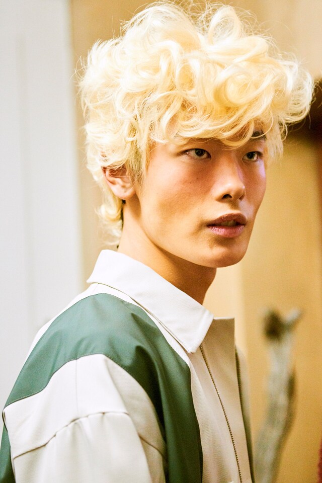 Kiko Kostadinov AW18 backstage london fashion week men's