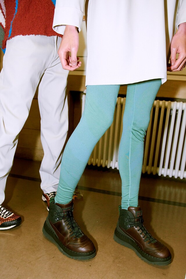 Kiko Kostadinov AW18 backstage london fashion week men&#39;s