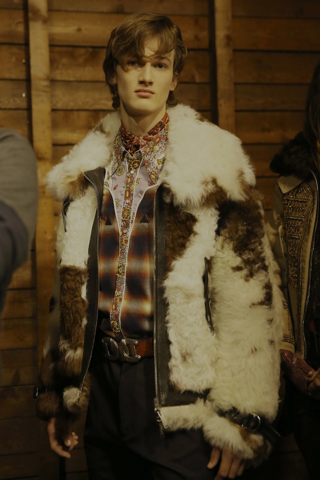 Dsquared2 A/W18 Fall 2018 backstage Milan men's fashion