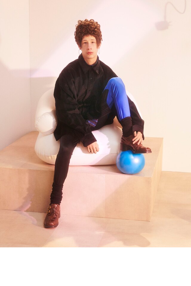 MARTINE ROSE AW_18 LOOK 14 CHARLOTTE WALES