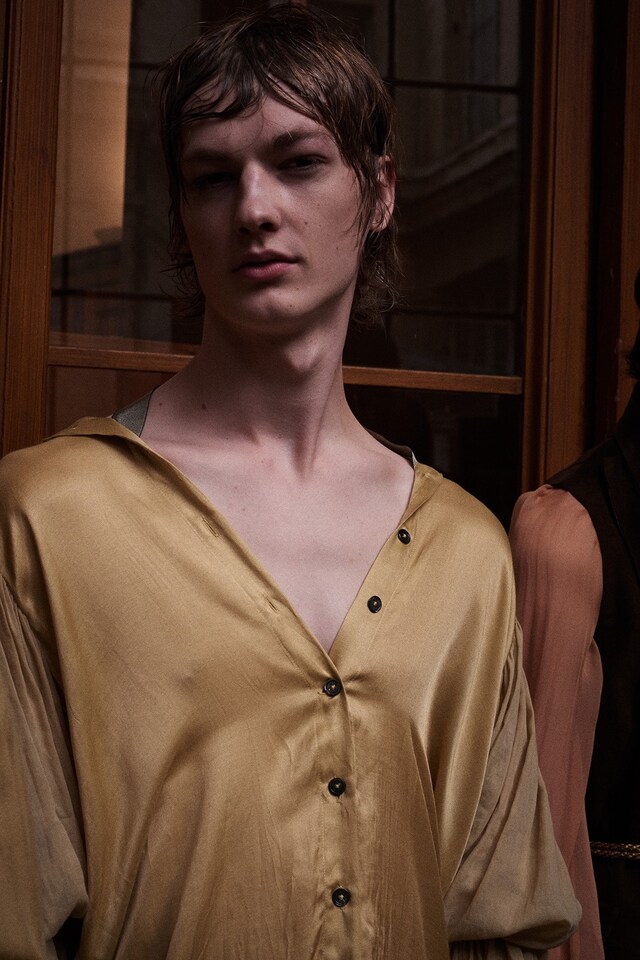 Ann Demeulemeester A/W18 S&#233;bastien Meunier Marie Dehe
