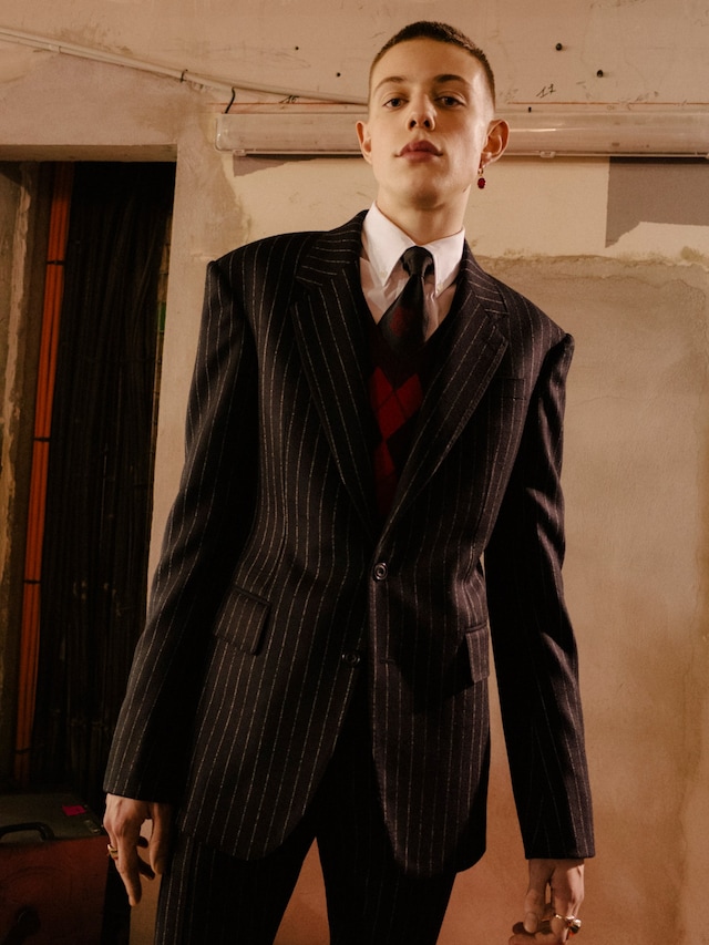 Backstage Alexander McQueen Men's Sarah Burton 2018 AW18