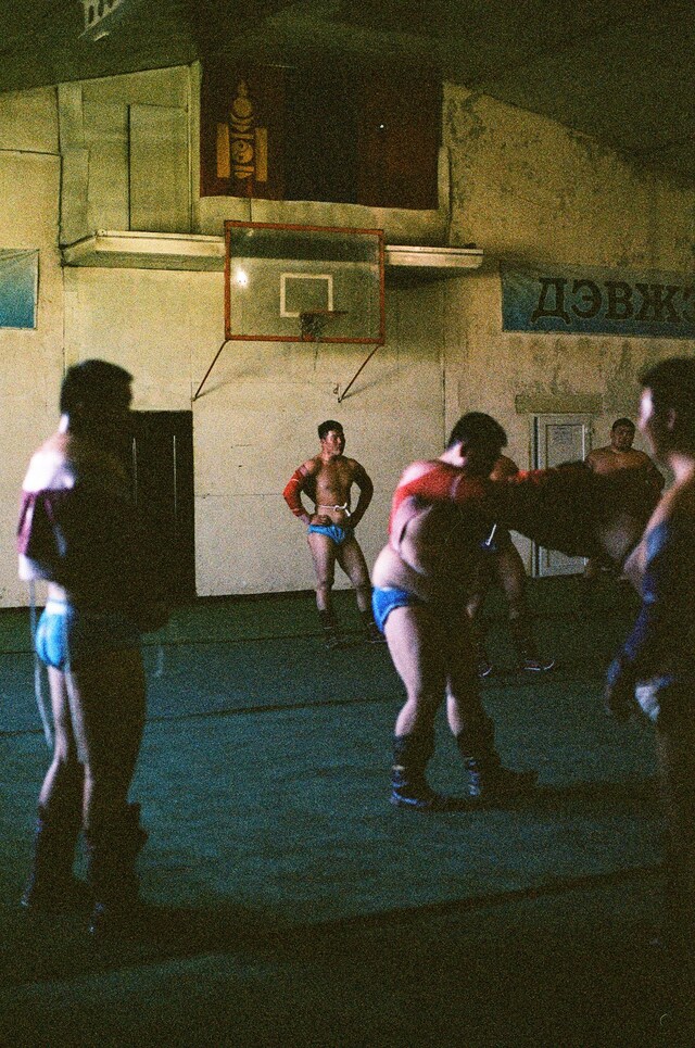 Mongolian Wrestlers Kerry J Dean