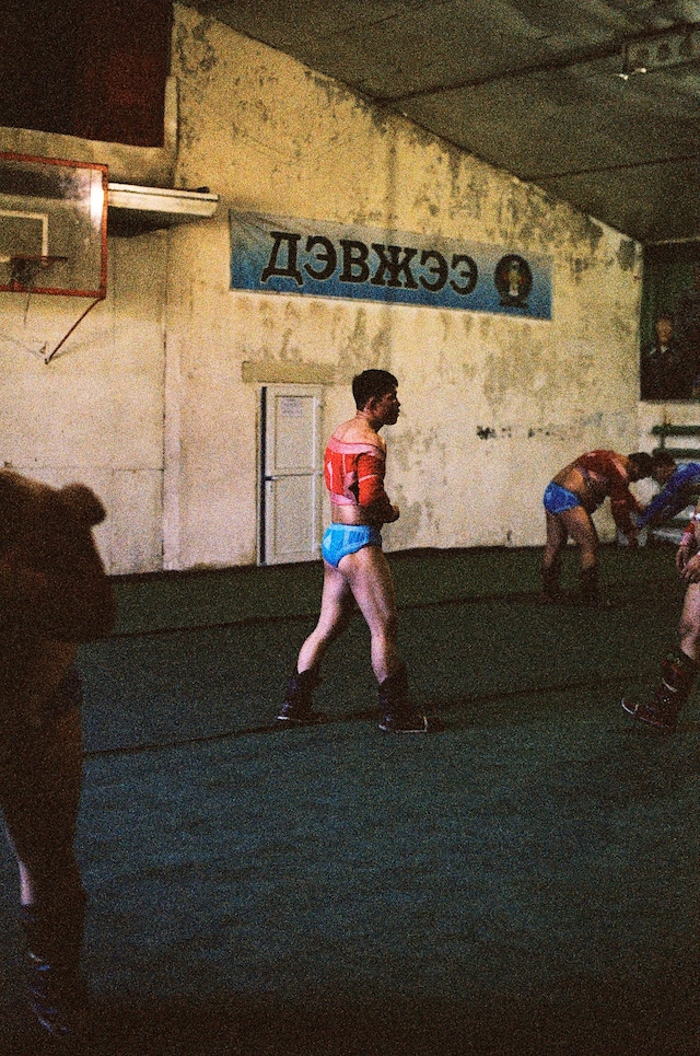 Mongolian Wrestlers Kerry J Dean