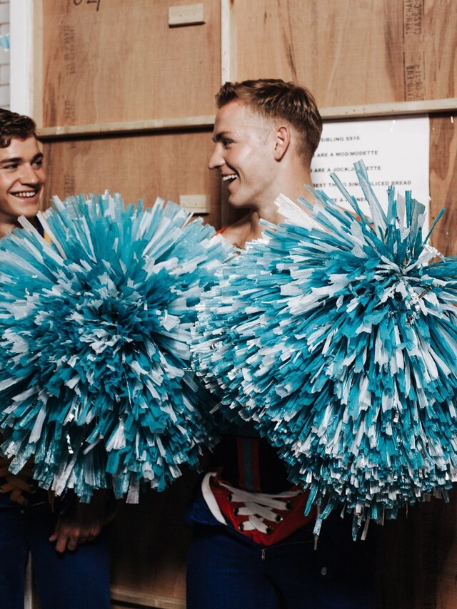 Sibling brand label fashion London backstage knitwear