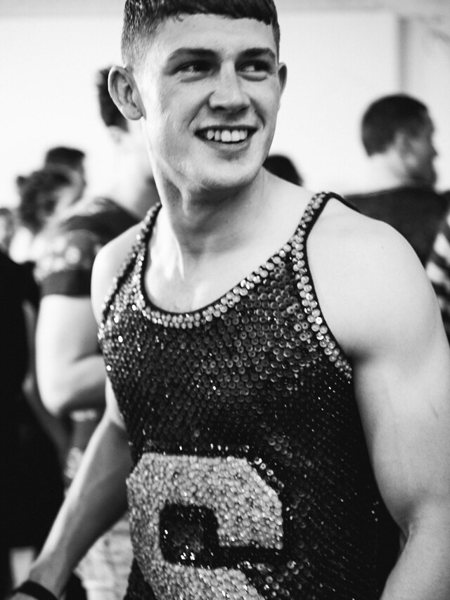 Sibling brand label fashion London backstage knitwear