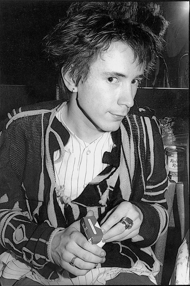 Johnny Rotten young Marcia Resnick photography 1970s 70s