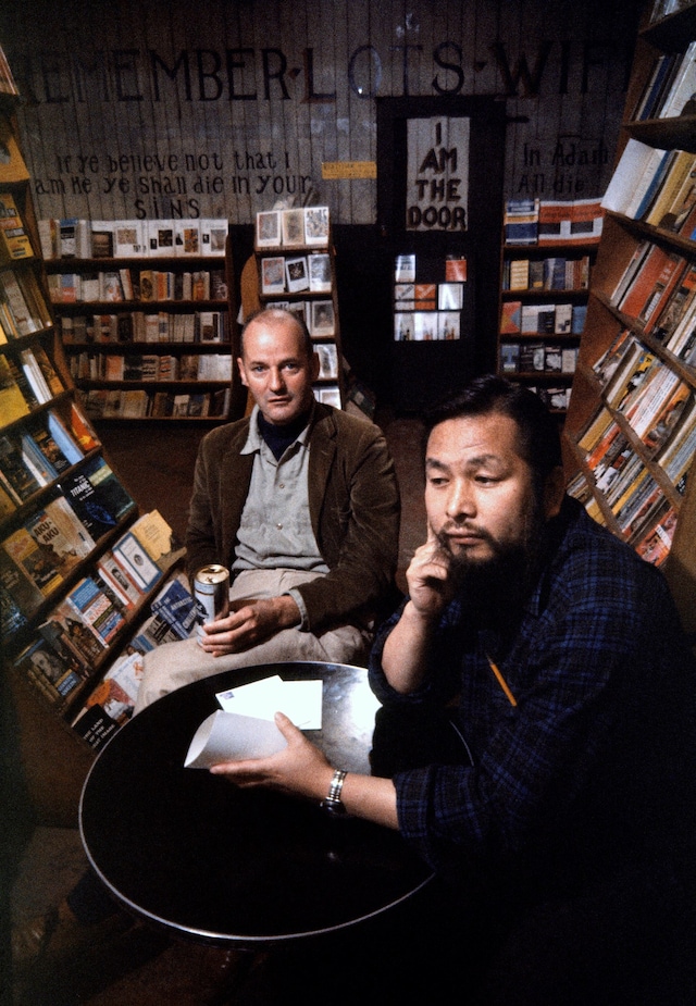 Beat Scene Burt Glinn photographs Lawrence Ferlinghetti