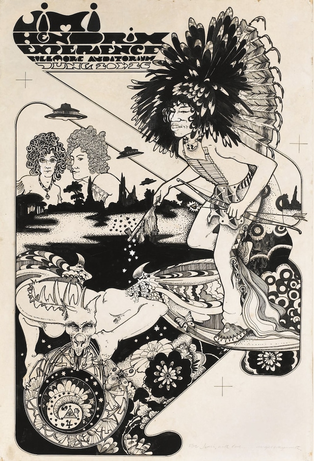 104. Jimi Hendrix poster by Hapshash