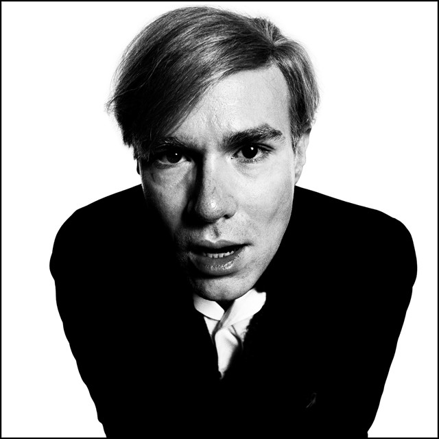 Andy Warhol 1965 &#169; David Bailey. Courtesy Gagosian