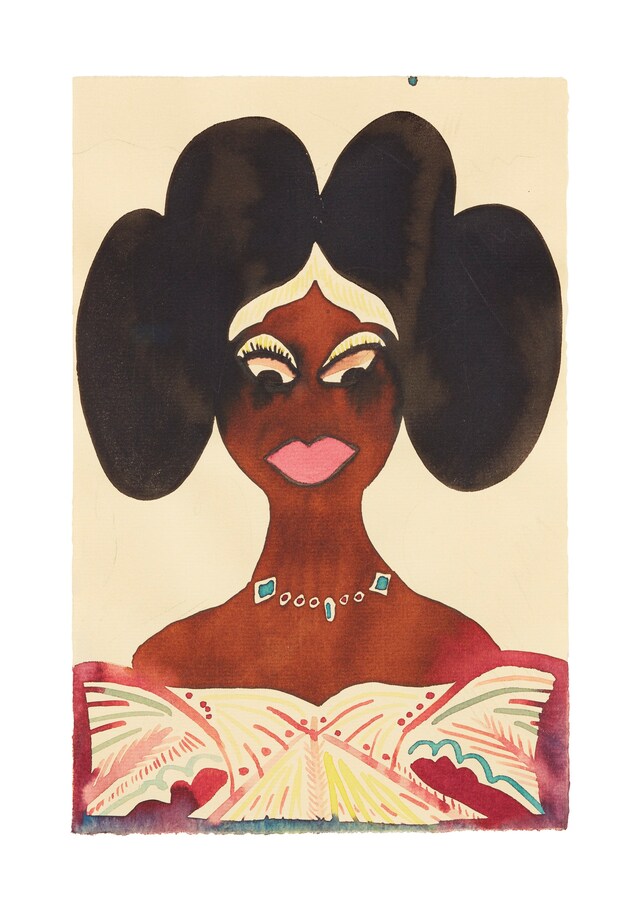 Lot 45, Chris Ofili, Untitled