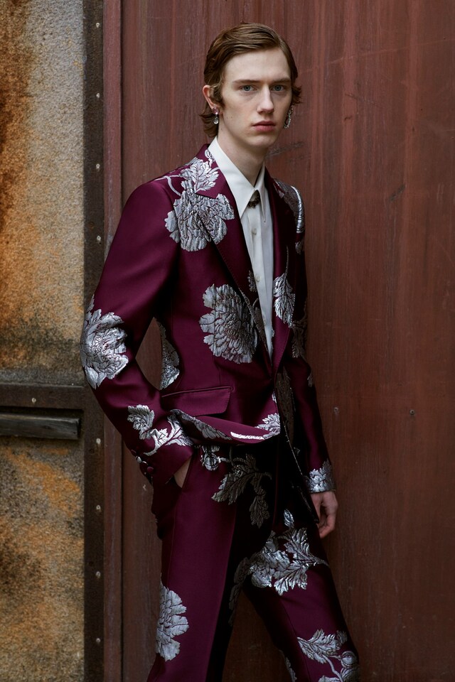 Alexander McQueen AW19 Menswear Collection Ethan James Green