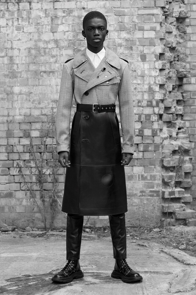 Alexander McQueen AW19 Menswear Collection Ethan James Green