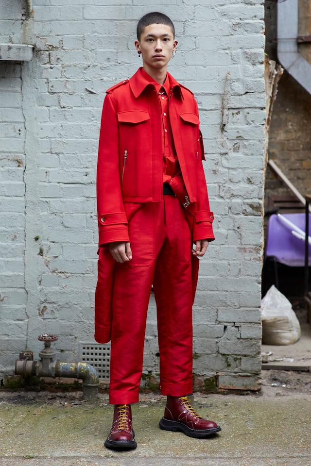 Alexander McQueen AW19 Menswear Collection Ethan James Green
