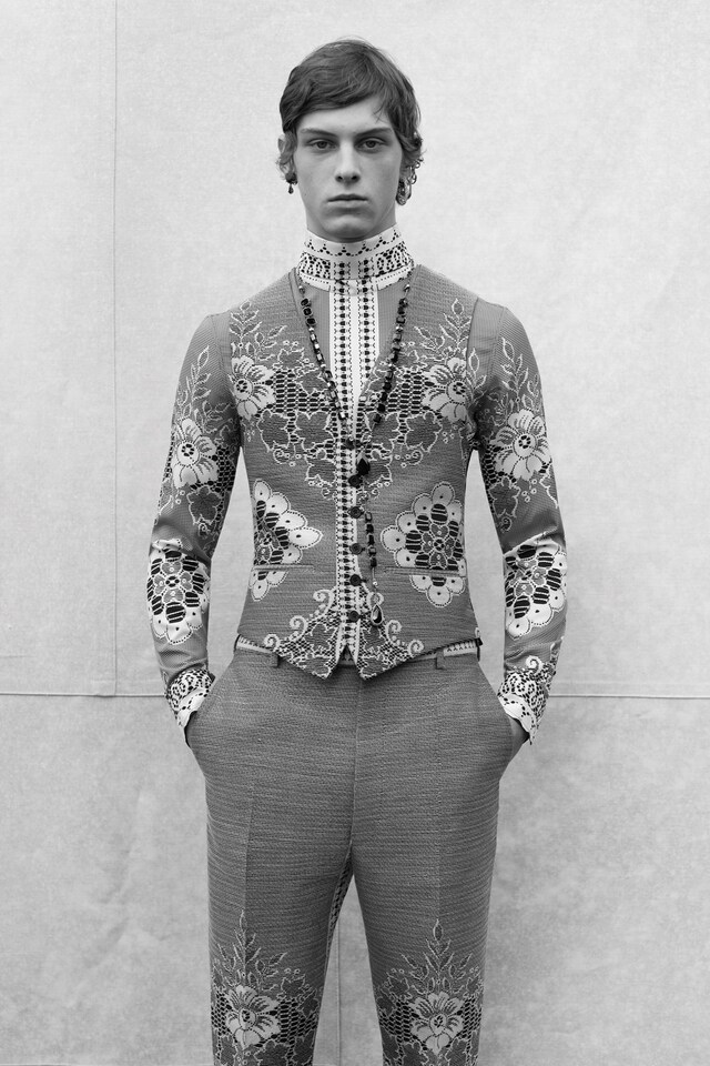 Alexander McQueen AW19 Menswear Collection Ethan James Green
