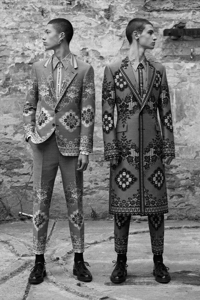 Alexander McQueen AW19 Menswear Collection Ethan James Green