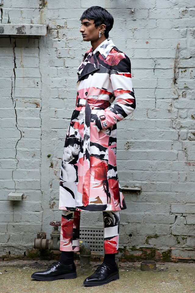 Alexander McQueen AW19 Menswear Collection Ethan James Green